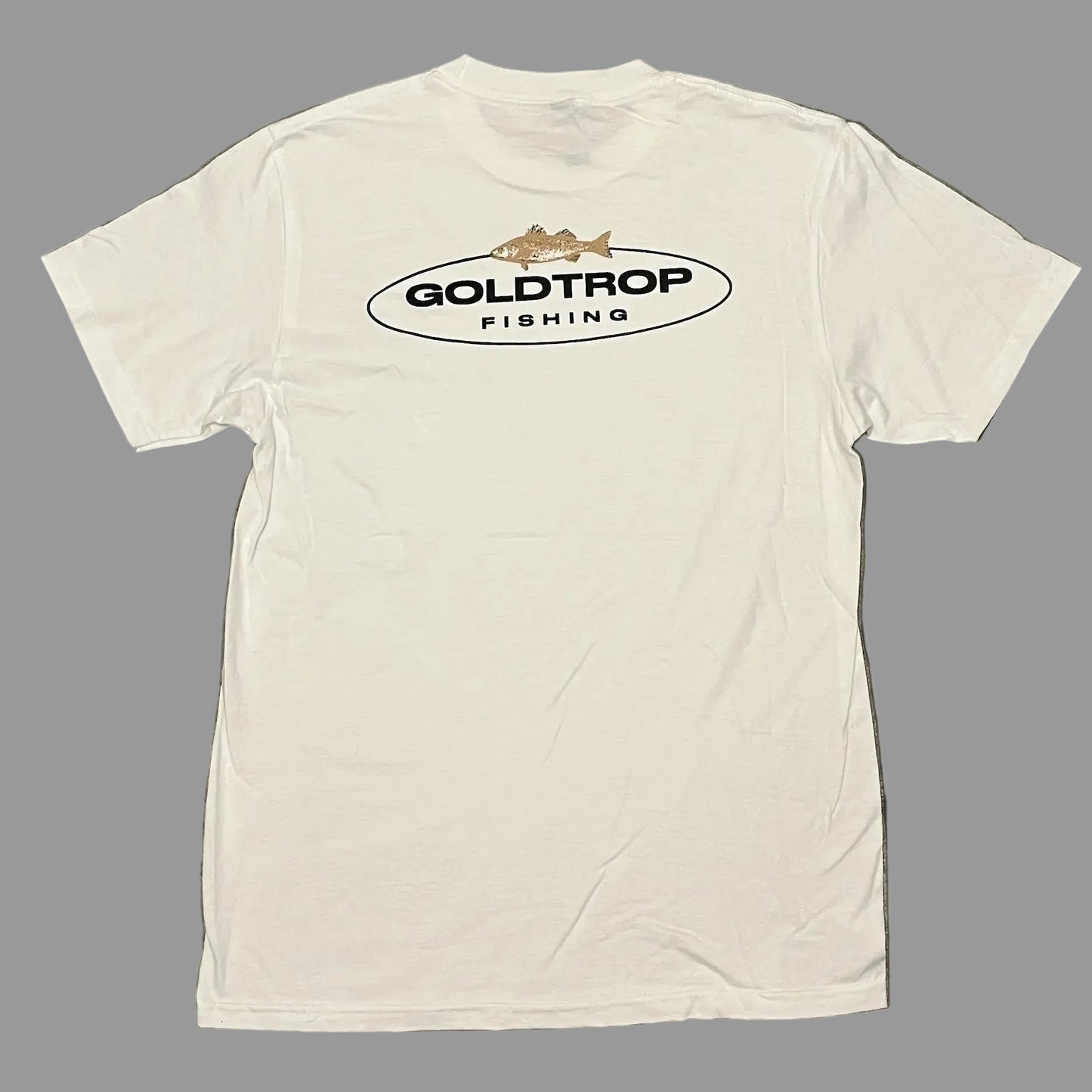 Goldtrop Fishing - Back Graphic Tee (White)